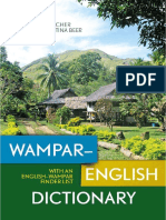 Wampar-English Dictionary With An English-Wampar Finder List