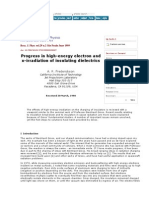 Brazilian Journal of Physics - Progress in High-Energy Electron and X-Irradiation of Insulating Dielectrics