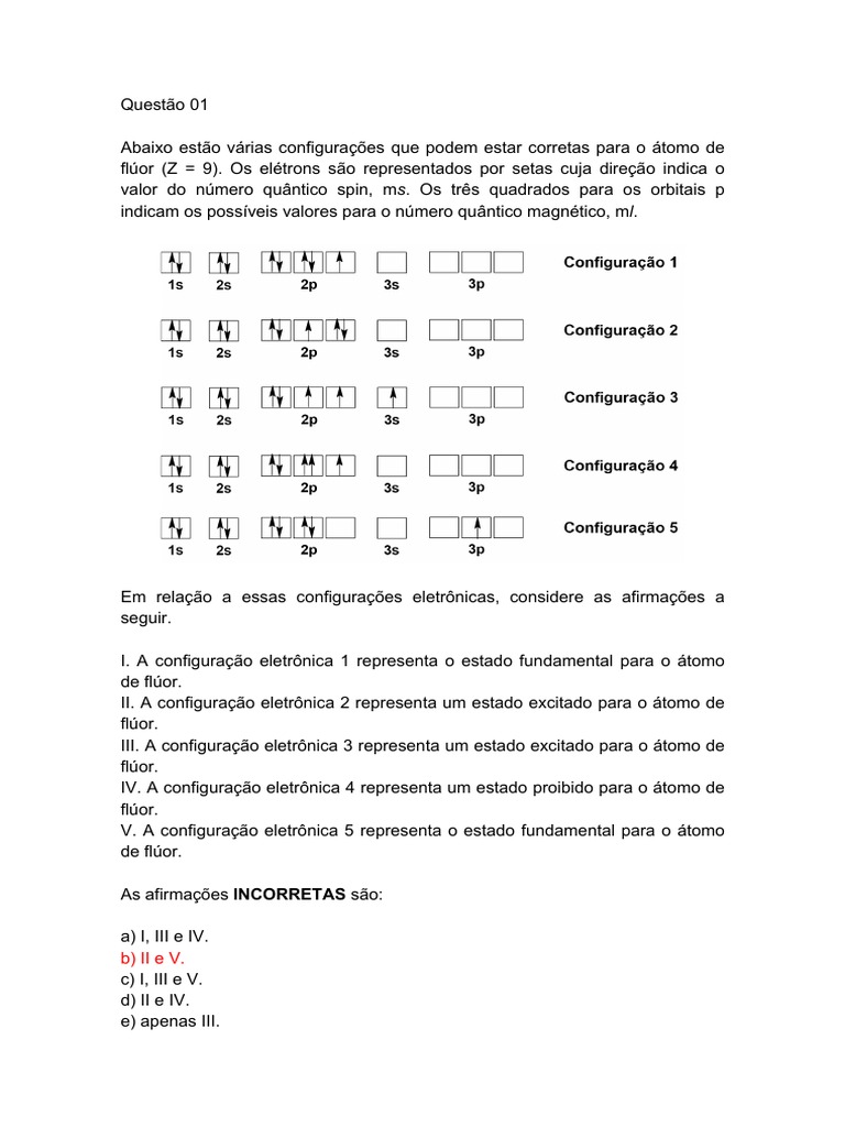 Prova Obq 2021 Modalidade B | PDF | Química | Titulação