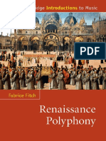 Fitch. Renaissance Polyphony (Cambridge Introductions To Music)