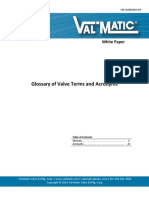 Glossary of Valve Terms and Acronyms: White Paper