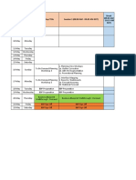 Demand Planning Workshop Schedule - v4.0
