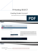 DXR Nursing SELECT - 01 Creating Student Account (Student)