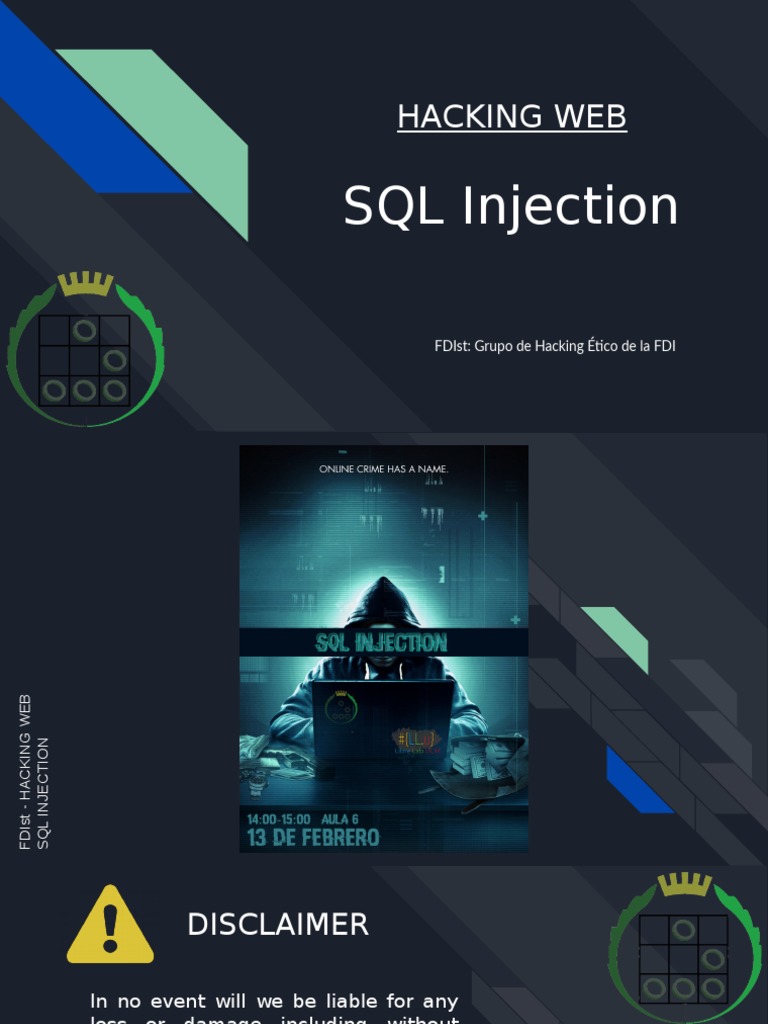 SQL Injection: Hacking Web | PDF | Sql | Information Technology Management