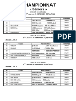 Programmation (Seniors) r2 1eme Journée Du 11.12.2021