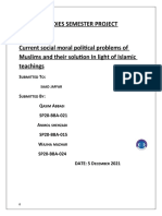Islamic Studies Semester Project
