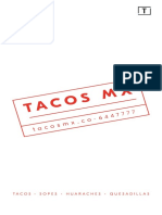 Tacos Menu Digital