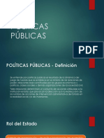POLÍTICAS PÚBLICAS - Presentación