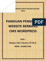 Panduan Pengisian Website Berbasis CMS Wordpress