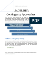 LEADERSHIP Contingency Approaches - 1831256278