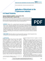 A Review On The Application of Blockchain To The Next Generation of Cybersecure Industry 4.0 Smart Factories