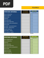 Calculo de Orçamento de Pinturas