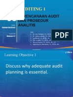 PERENCANAAN AUDIT DAN PROSEDUR ANALITIS