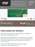 General Instructions - Forestry: An International Journal of Forest Research - Oxford Academic