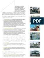 Product Portfolio: Turbocompressors