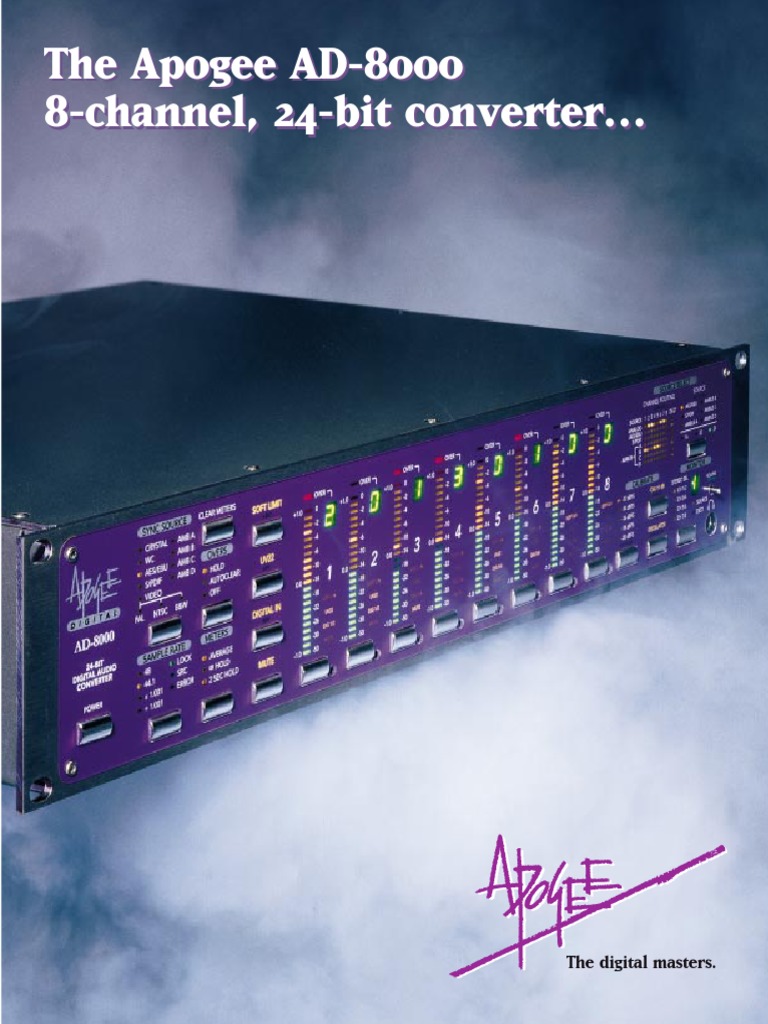 APOGEE AD8000 CONVERTISSEUR Studio Superbe De Qualite EUR 790,00 - FR
