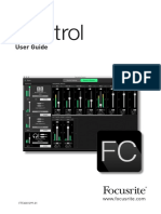 Focusrite Control User Guide