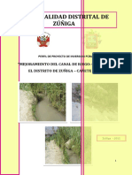 Proyecto Canal de Riego Zuniga