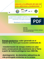 Geotermia: Introducción A La Utilización Del Calor de La Tierra (Distintas Definiciones y Fundamentos)