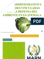 Derecho Ambiental - Clase No. 12 - Marco Administrativo y Entidades...