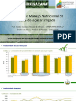 Exifências e Manejo Nutricional Da Cana