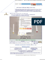 PH Factor Indicator Strips 10.0-13.0: Product Menu