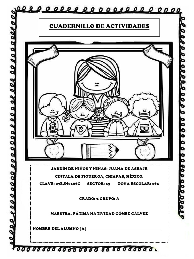 Cuadernillo de Actividades Preescolar | PDF | Color