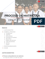 EBR Capacitación Sobre Proceso de Matrícula