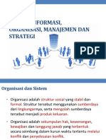 Sistem Informasi, Organisasi, Manajemen Dan Strategi