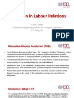 Mediation in Labour Disputes