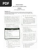 Form 5 English Paper 2 May 2017