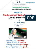 Mechanisms of Design Concepts: Course Introduction