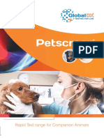 Petscreen: Rapid Test Range For Companion Animals