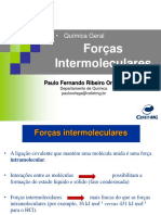 Slides Aula 10 - Foras Intermoleculares Lquidos e Slidos