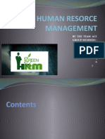 Green Human Resorce Management