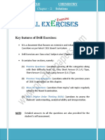 Key Features of Drill Exercises:: Chapter - 2: Solutions