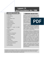 JIGL - Lesson 13 - Arbitration and Conciliation Act