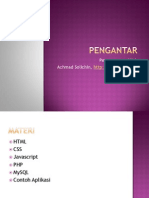 Download Pengantar Pemrograman Web by Achmad Solichin SN5515056 doc pdf