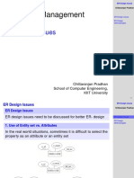 Database Management System 7: ER Design Issues