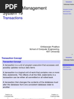 Database Management System 19: Transactions