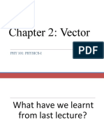 Chapter 2: Vector: Phy 101: Physics-I