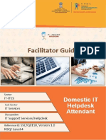 Domestic IT Helpdesk Attendant (Facilitator Guide)