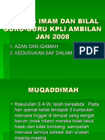 Kursus Imam Dan Bilal