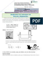 Experiencia - Pascal y Arquímedes