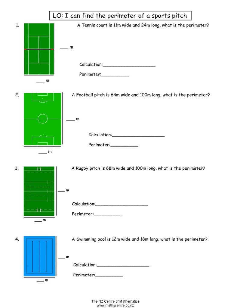Measurement+ +Area+&+Perimeter | PDF | Area | Length