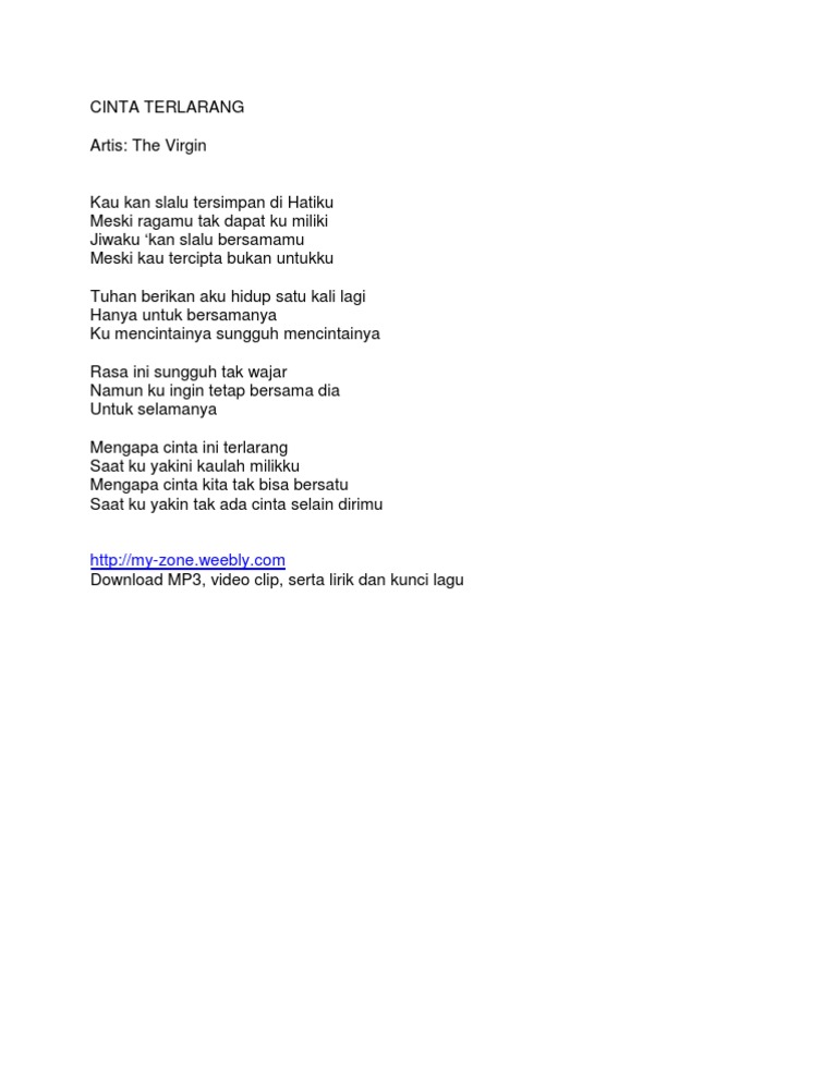The Virgin Cinta Terlarang