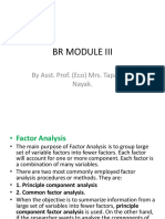 Factor Analysis & Multiple Regression