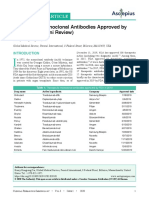 Therapeutic Monoclonal Antibodies Approved by FDA in 2019 (Mini Review)