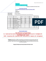 Class 12 Marksheet 