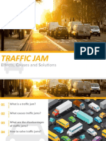 Traffic Jam: Effects, Causes and Solutions